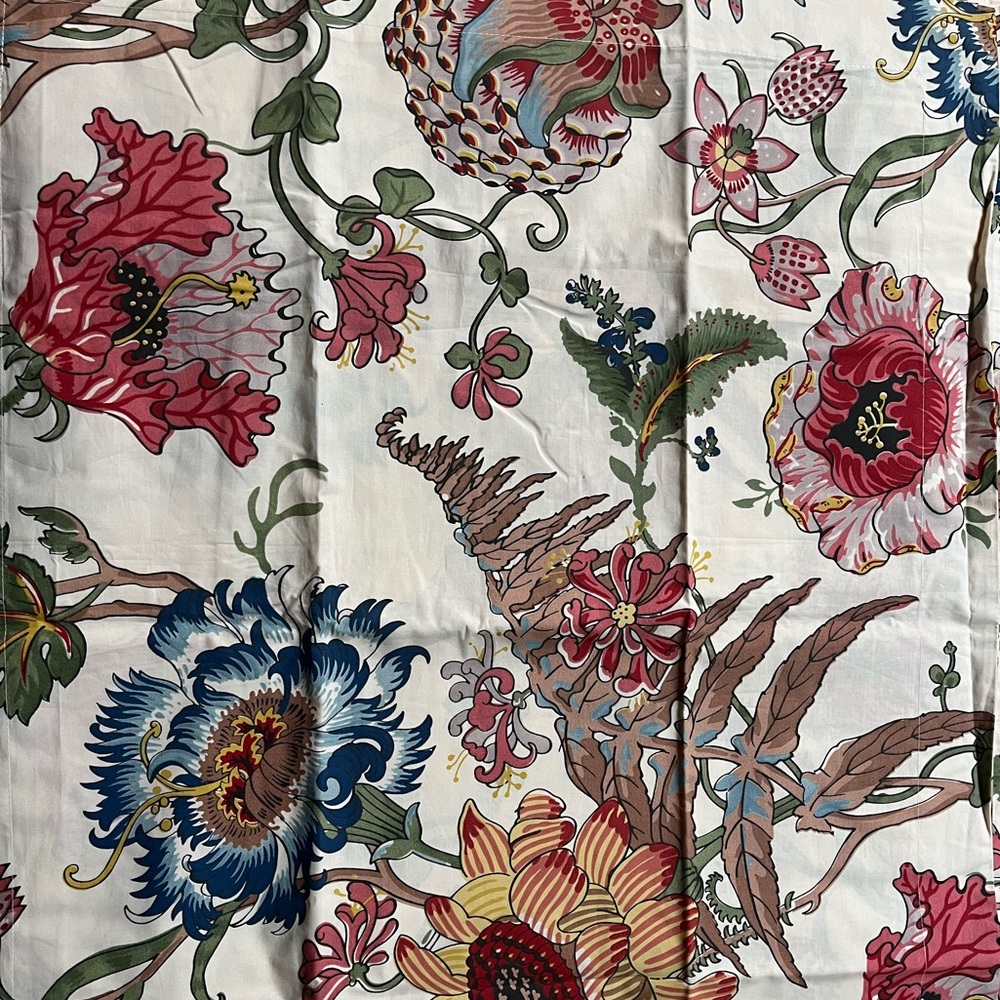 Pottery Barn Reagan Palampore Floral Set of 4 Regular Shams and 2 Euro shams